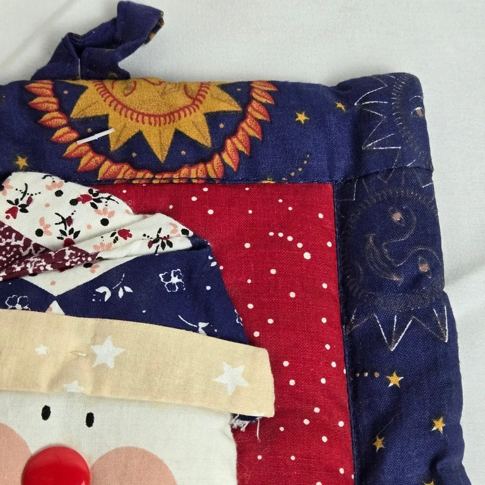 Franco‎ Celestial Starry Night Sky Santa Claus Holiday Pot Holder Cotton 2236